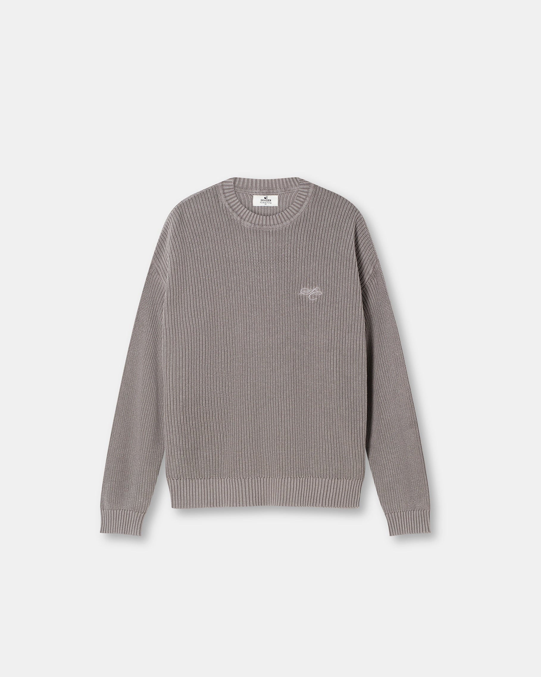 Knit Sweater Washed Grey