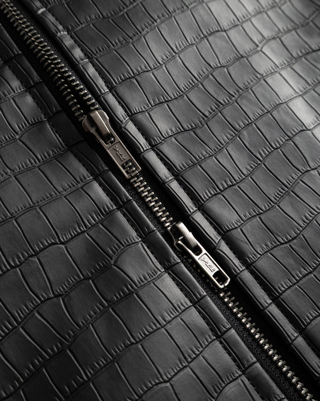 Croc -Jacke schwarz