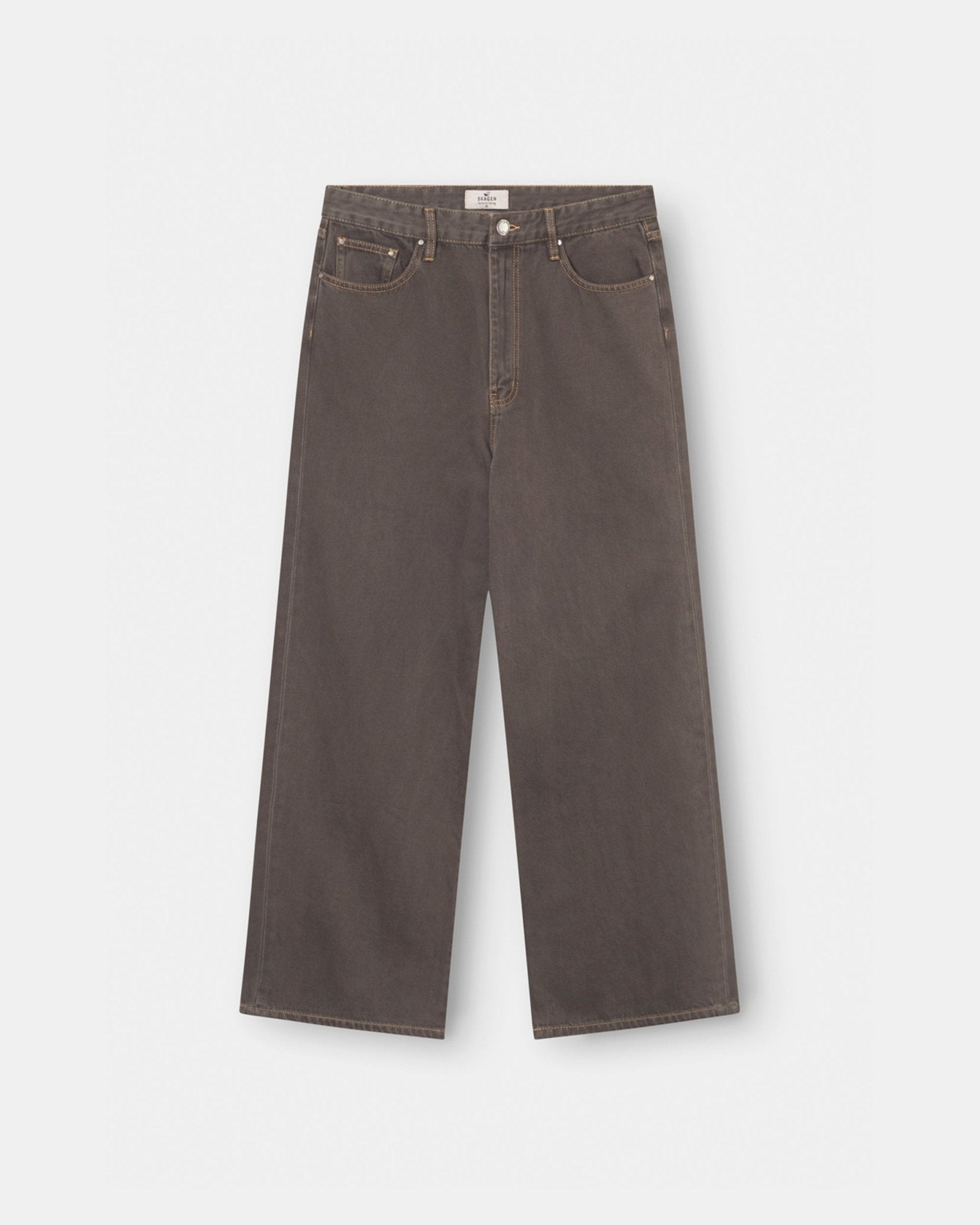 Baggy Denim Jeans Brown | Skagen - clothing.dk