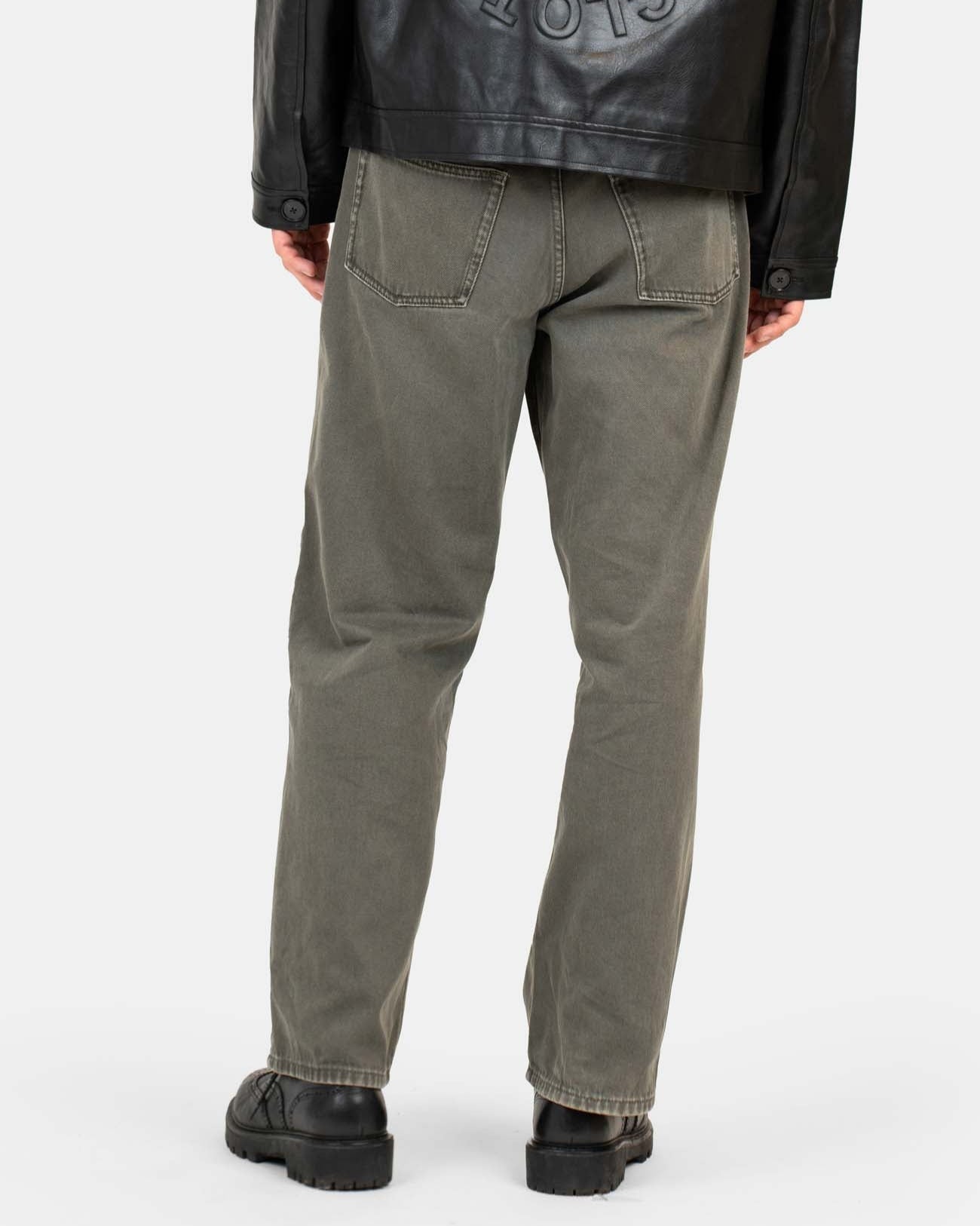 Baggy Denim Jeans Khaki Green | Skagen - clothing.dk