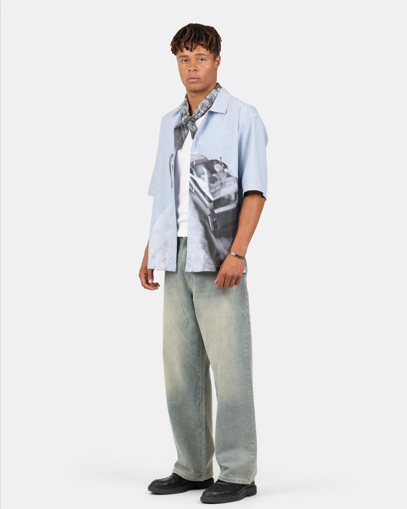 Baggy Denim Jeans Light Blue Vintage Wash | Skagen - clothing.dk