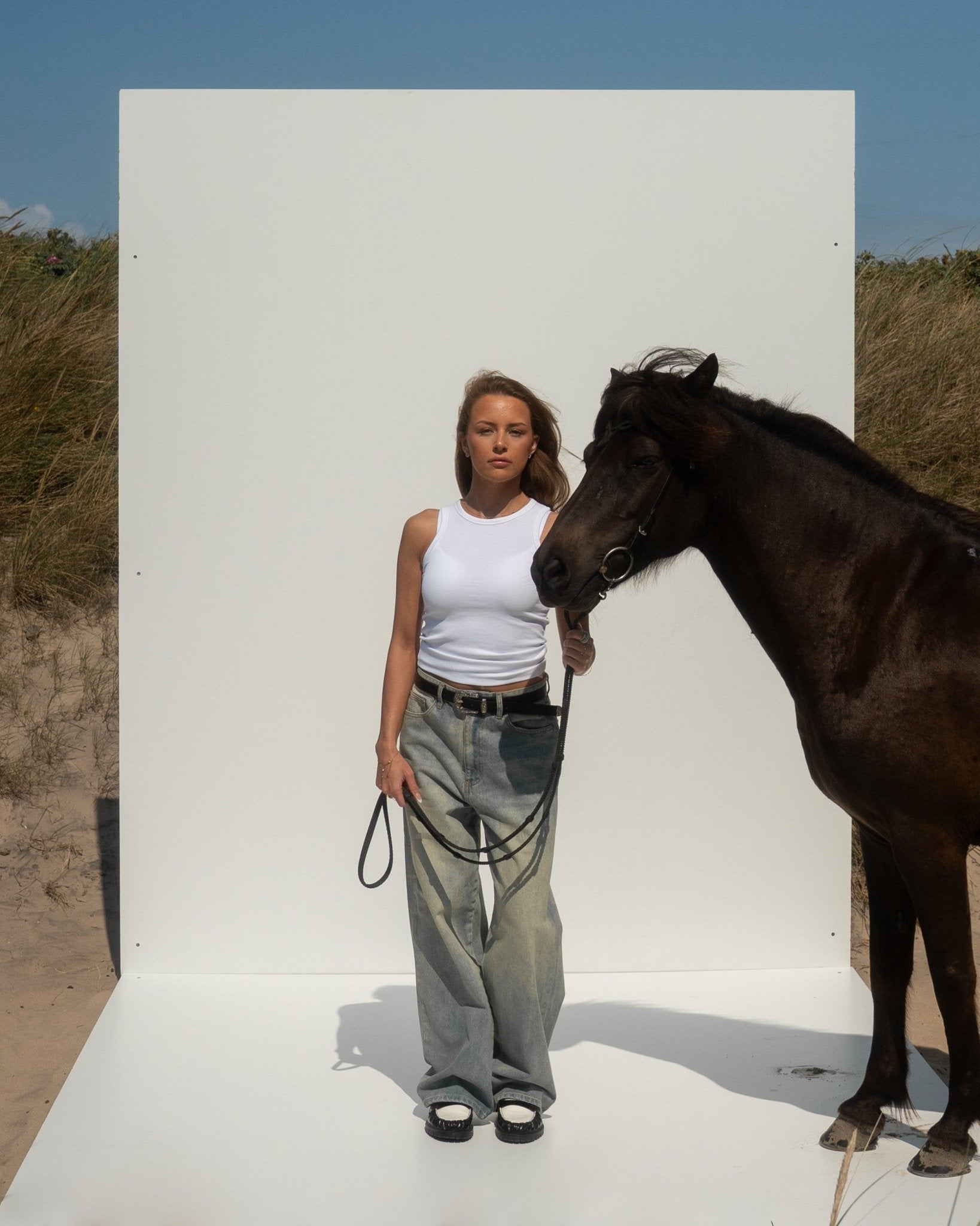 Baggy Denim Jeans Light Blue Vintage Wash | Skagen - clothing.dk