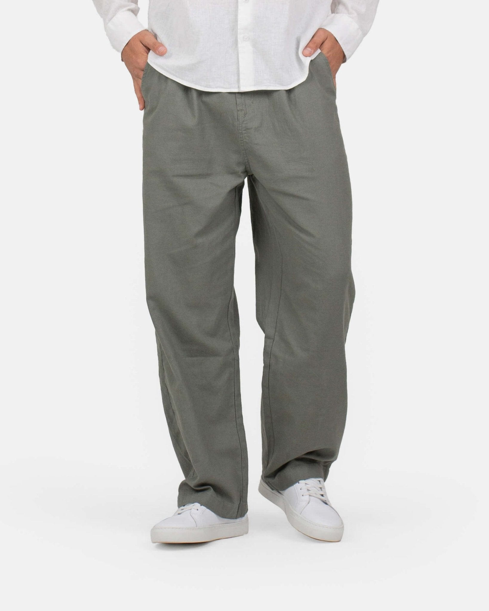 Baggy Hørbukser Army | Skagen - clothing.dk