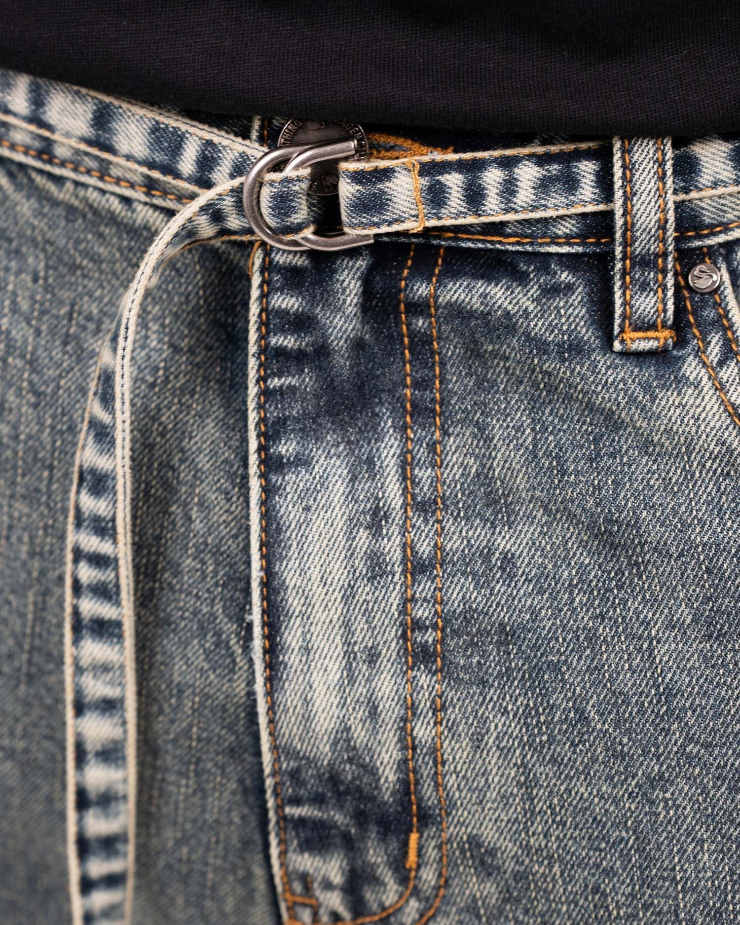 Belt Light Blue Vintage Wash | Skagen - clothing.dk