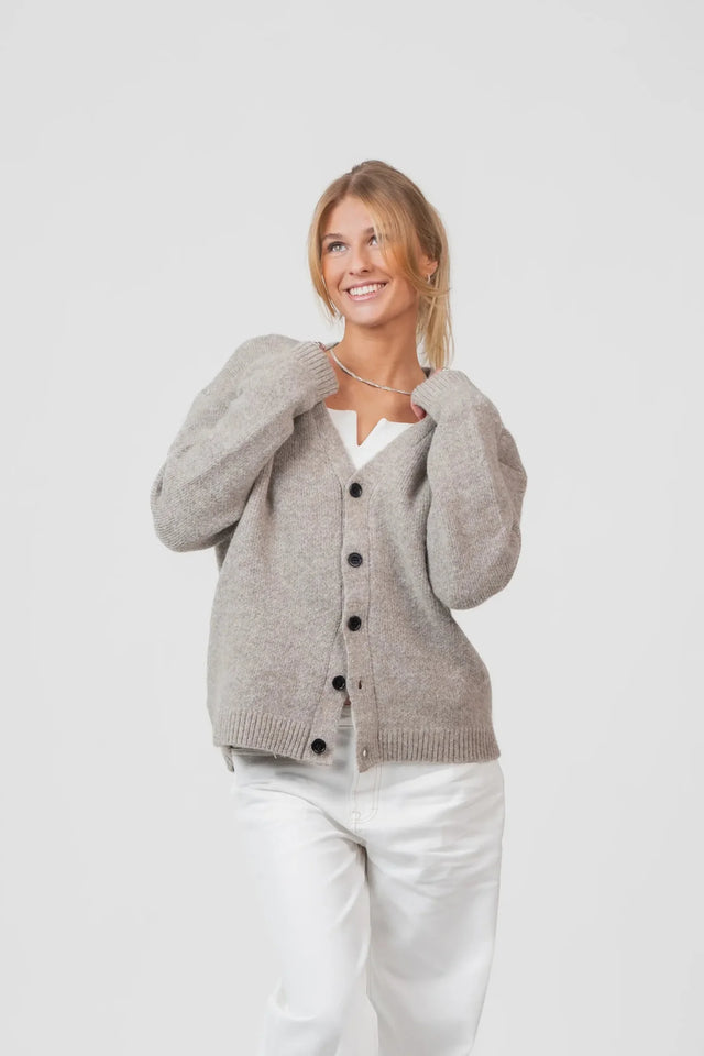 Cardigan Grå |  Skagen-clothing.dk