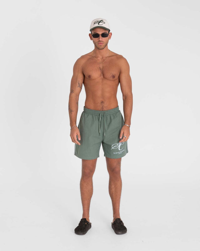 Como Swim Shorts Green