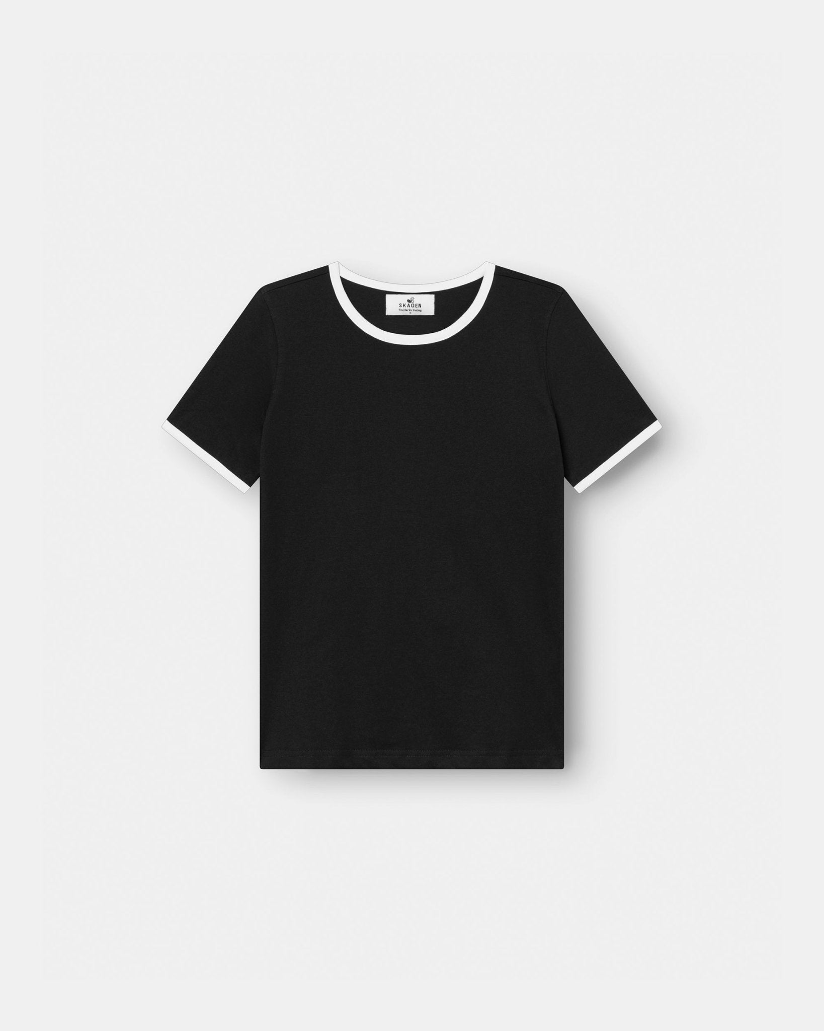 Contrast Baby Tee Sort | Skagen - clothing.dk