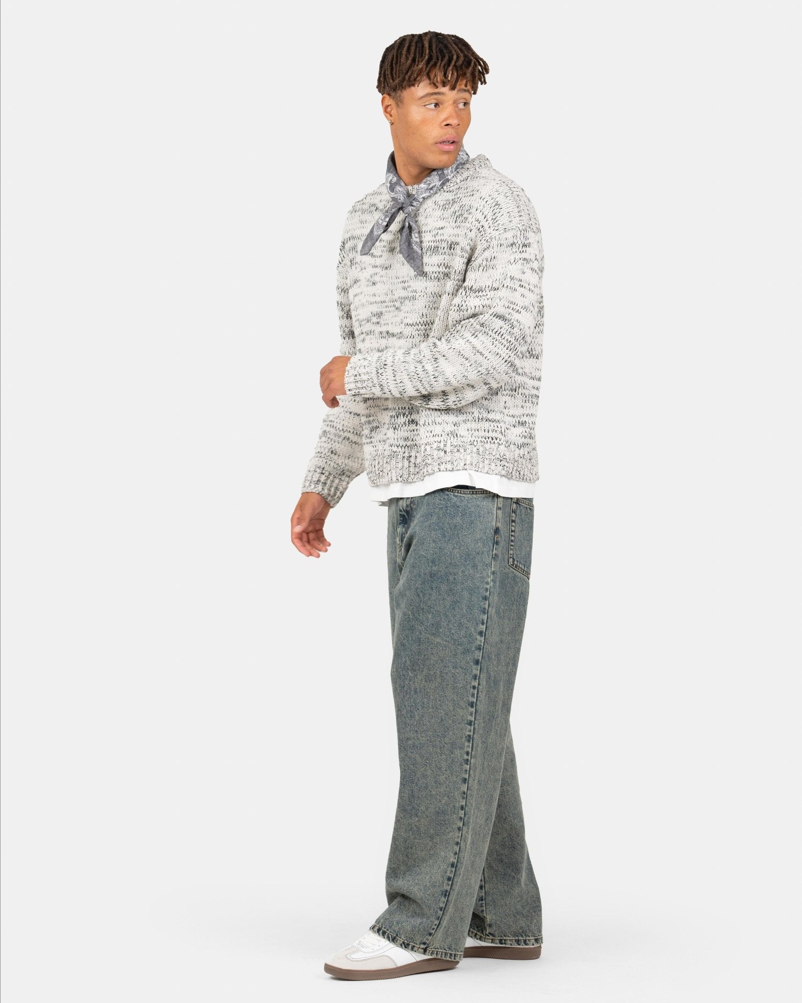 Heavy Knit Structured Grey | Skagen - clothing.dk