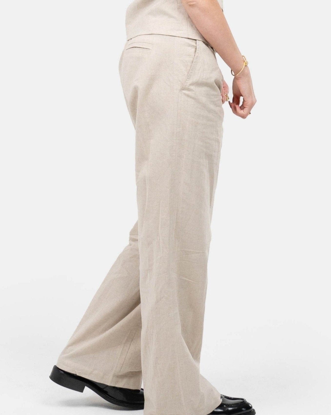 Hør Suitpants Beige | Skagen - clothing.dk