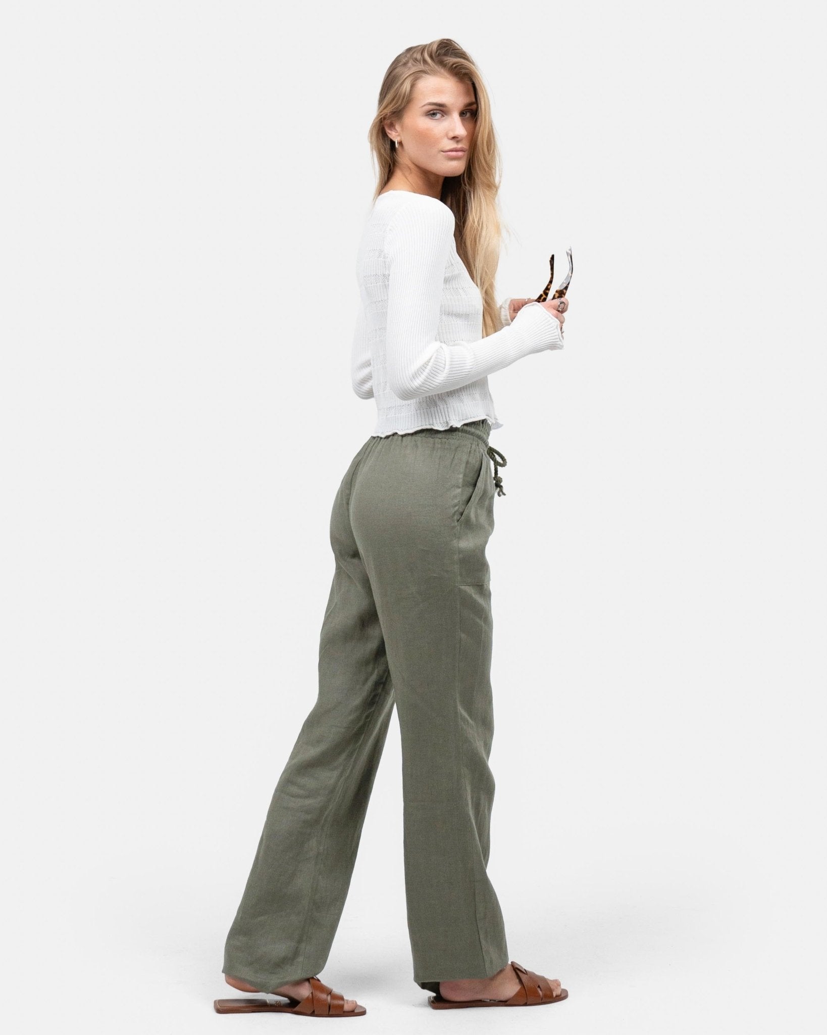 Hørbukser Lavtaljede Army | Skagen - clothing.dk