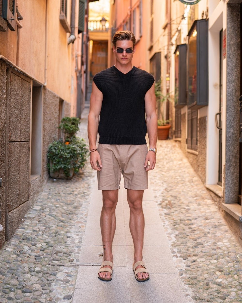 Hørshorts Mokka | Skagen - clothing.dk