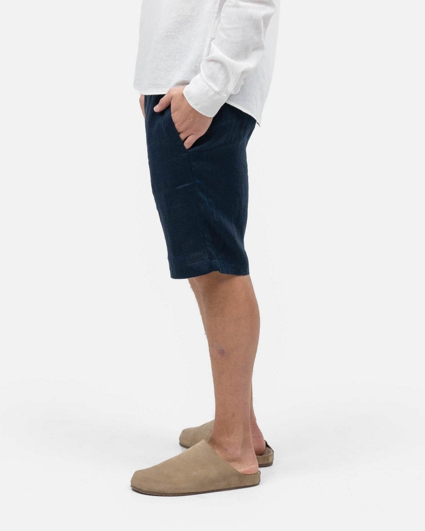 Hørshorts Navy | Skagen - clothing.dk