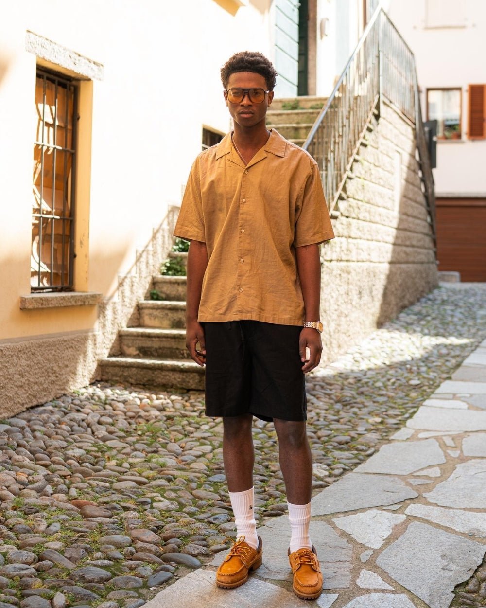 Hørshorts Sort | Skagen - clothing.dk