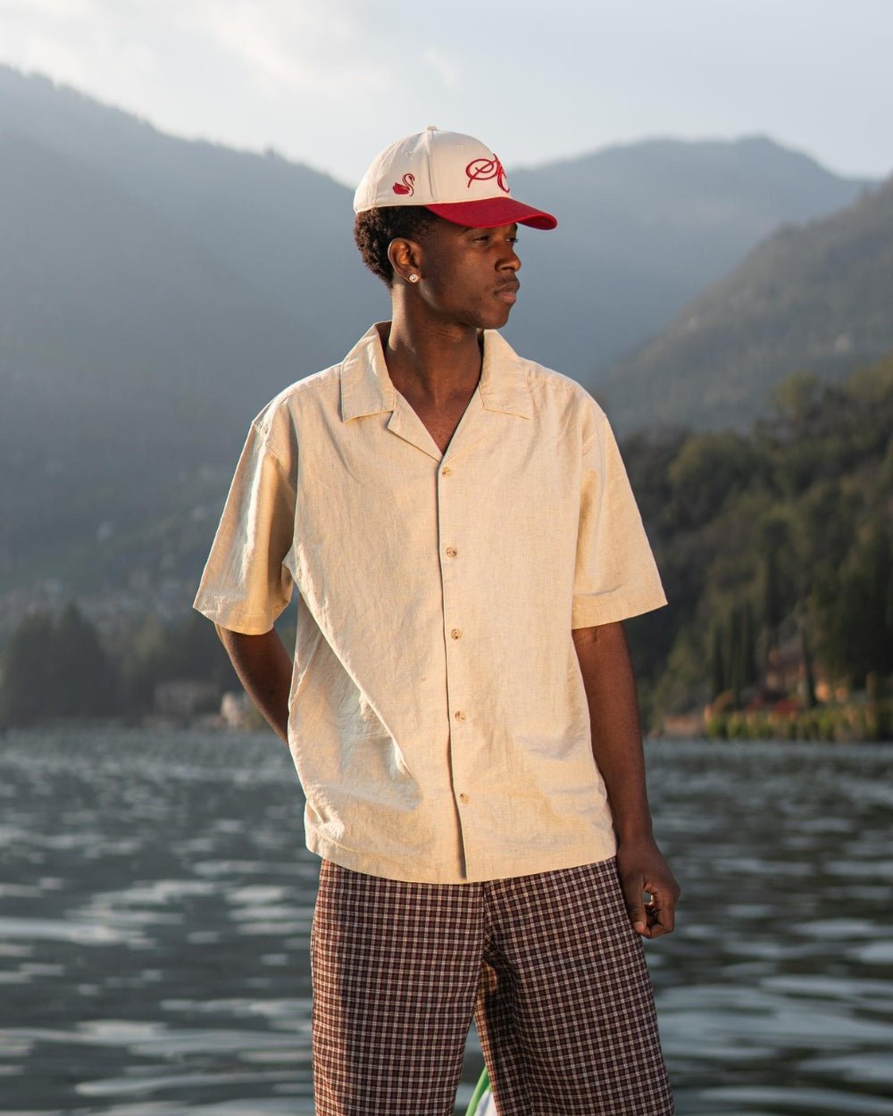 Kortærmet Hørskjorte Beige | Skagen - clothing.dk