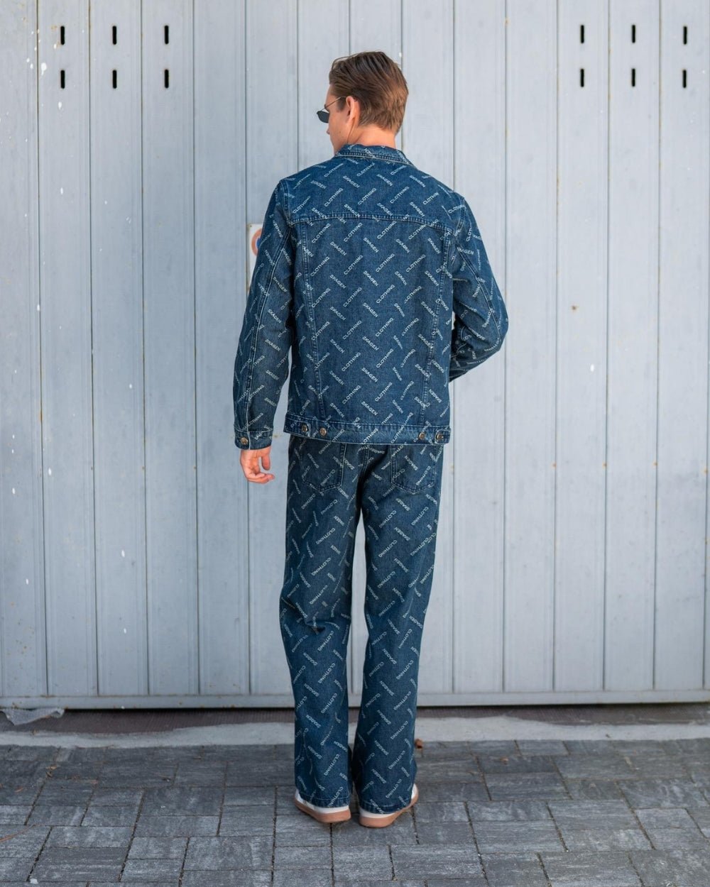 Monogram Denim Jacket Indigo | Skagen - clothing.dk