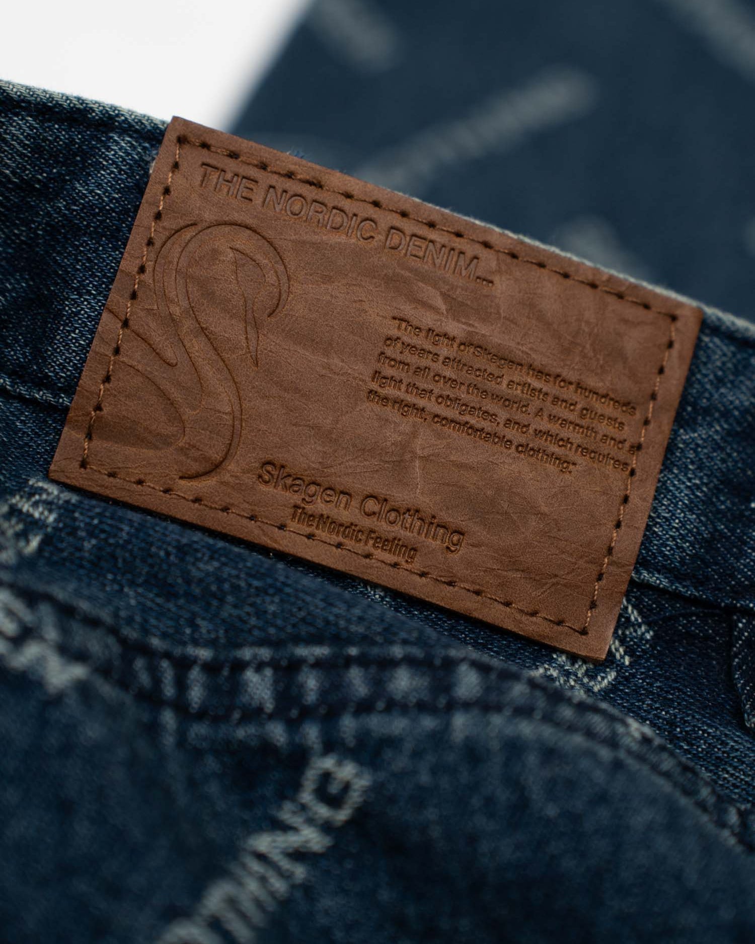 Monogram Denim Jeans Indigo | Skagen - clothing.dk