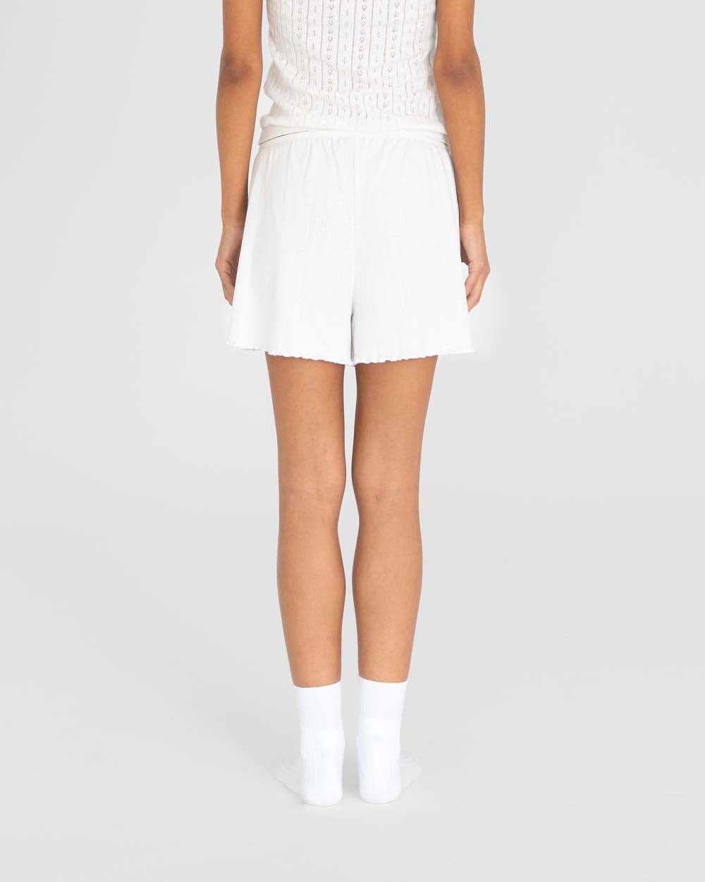 Pointelle Shorts White | Skagen - clothing.dk