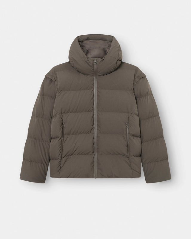 Pufferjacke braun