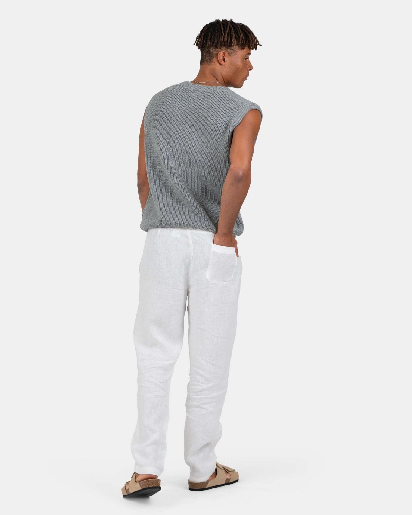 Strikvest Grå | Skagen - clothing.dk