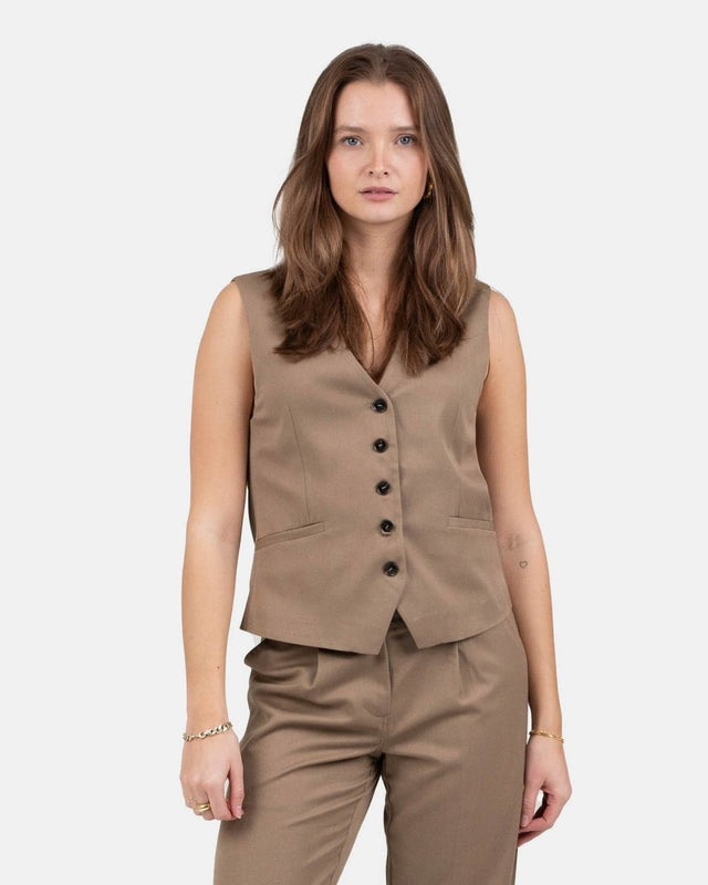 Suitvest Beige | Skagen - clothing.dk