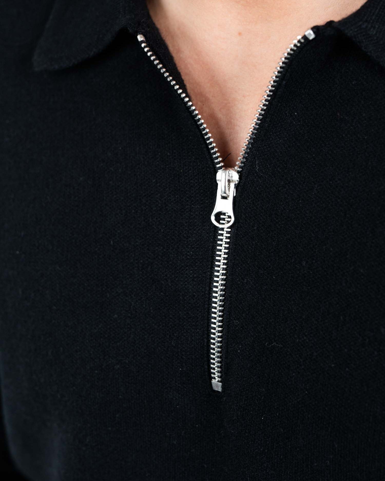 Vest with half zip Sort | Skagen - clothing.dk