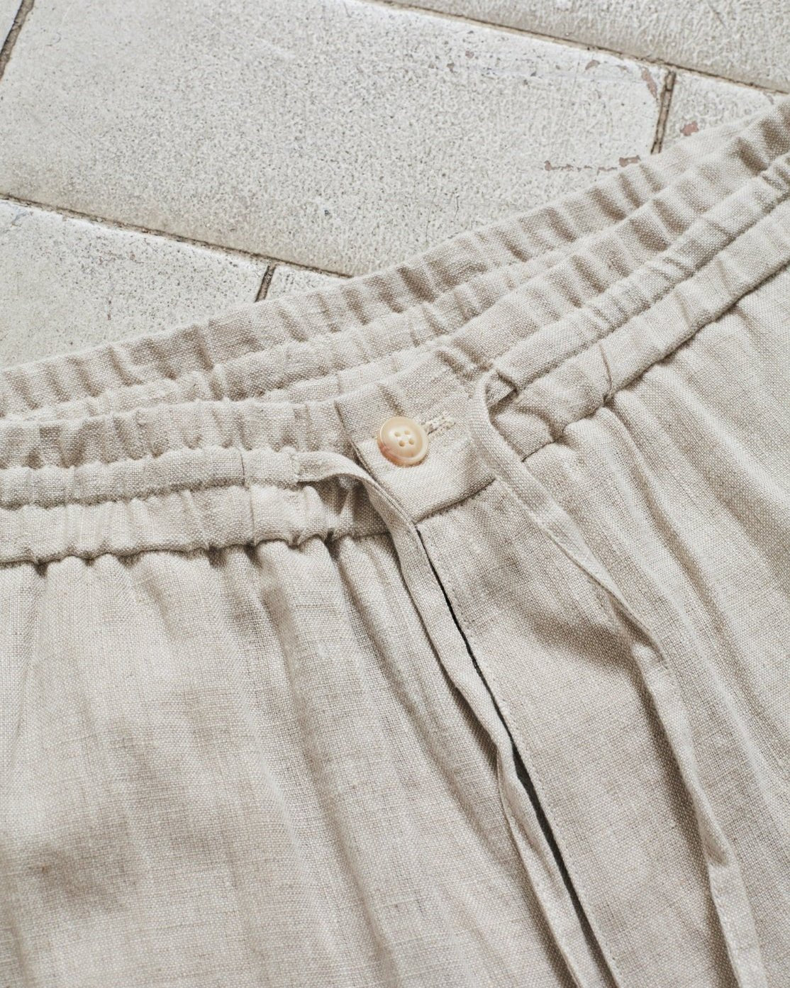 100% Hørbukser Beige | Skagen - clothing.dk